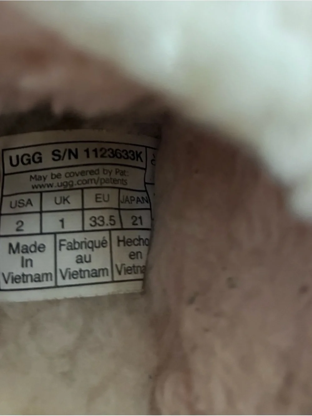 UGG Fluff Yeah Clog Color Natural Size 2